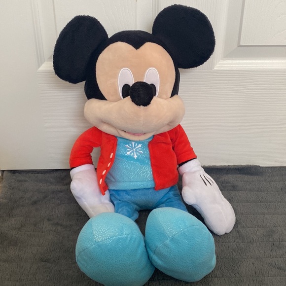 🎊Host Pick🎊 Disney Mickey Mouse & Minnie Mouse Medium 18'' Plush - Blue & Pink - Picture 3 of 5